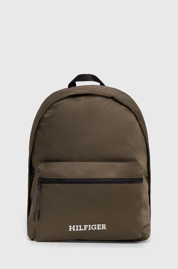 Tommy Hilfiger Ruksak Tommy Hilfiger za muškarce, boja: zelena, veliki, s tiskom