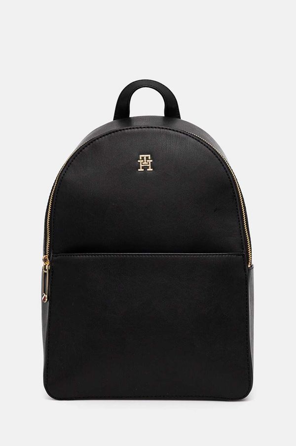 Tommy Hilfiger Ruksak Tommy Hilfiger za žene, boja: crna, mali, bez uzorka, AW0AW16289