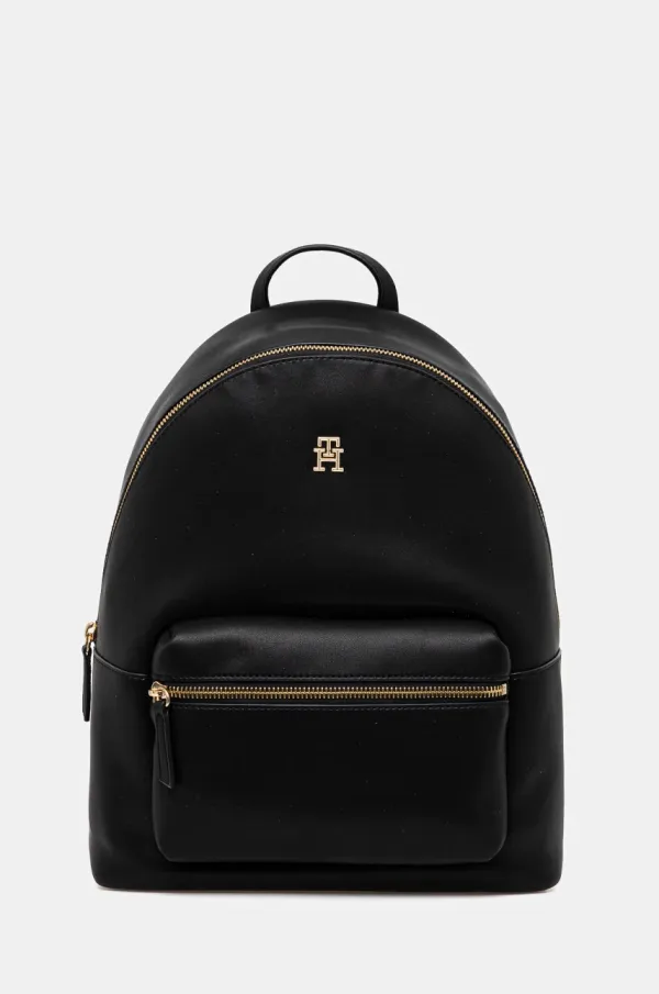 Tommy Hilfiger Ruksak Tommy Hilfiger za žene, boja: crna, mali, bez uzorka, AW0AW17163