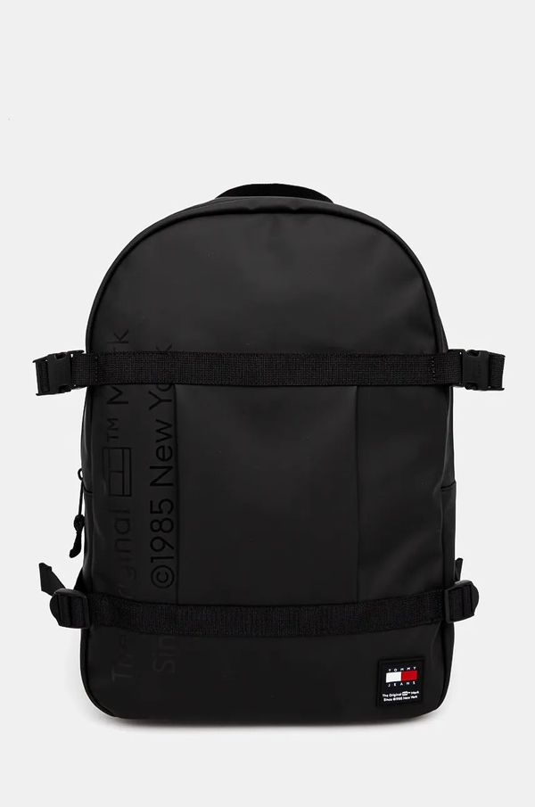 Tommy Jeans Ruksak Tommy Jeans za muškarce, boja: crna, veliki, bez uzorka, AM0AM12406