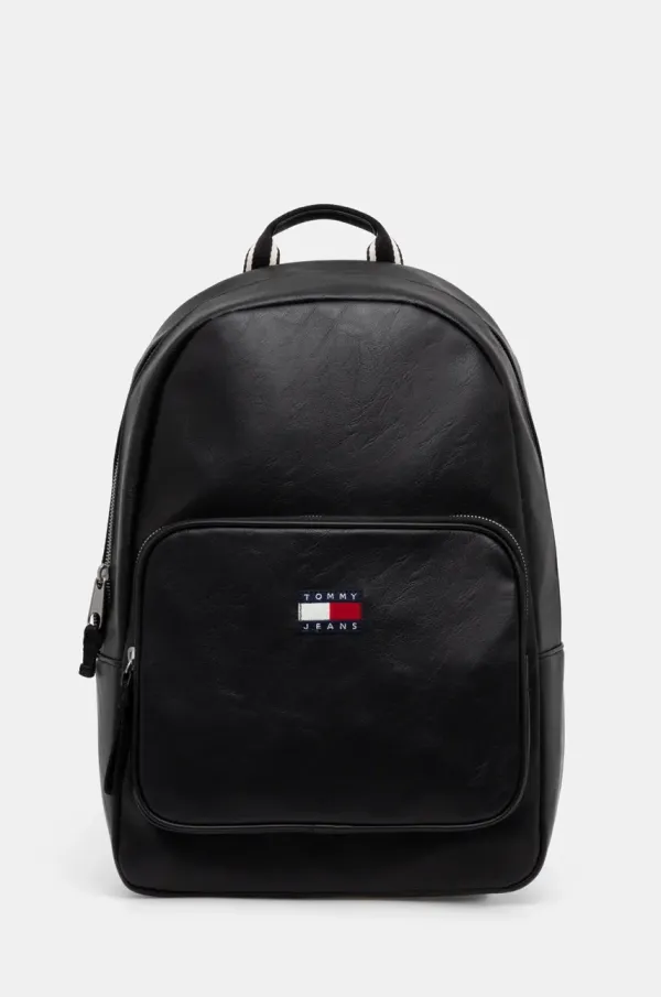 Tommy Jeans Ruksak Tommy Jeans za muškarce, boja: crna, veliki, bez uzorka, AM0AM12909