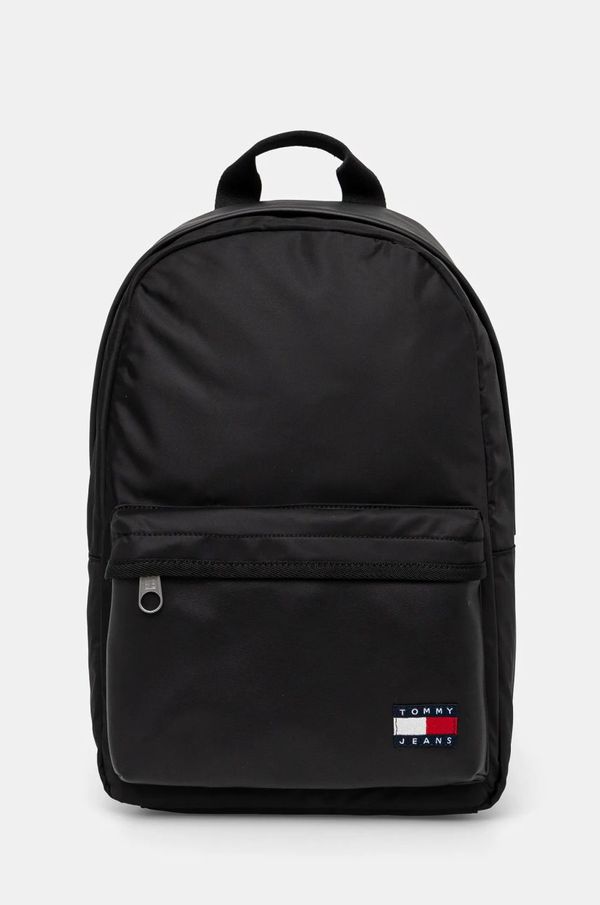 Tommy Jeans Ruksak Tommy Jeans za muškarce, boja: crna, veliki, bez uzorka, AM0AM13317