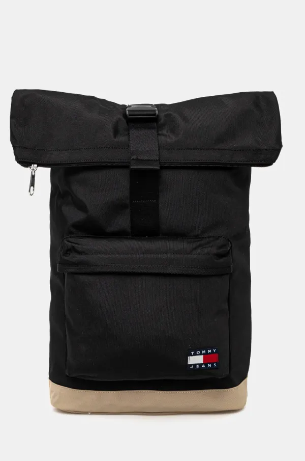 Tommy Jeans Ruksak Tommy Jeans za muškarce, boja: crna, veliki, bez uzorka, AM0AM13323