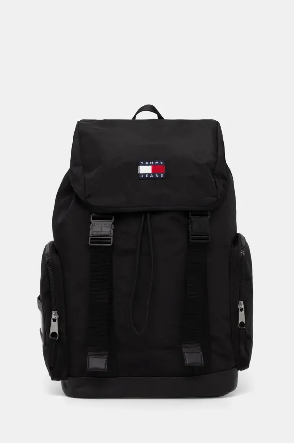 Tommy Jeans Ruksak Tommy Jeans za muškarce, boja: crna, veliki, bez uzorka, AM0AM13324