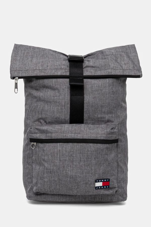 Tommy Jeans Ruksak Tommy Jeans za muškarce, boja: siva, veliki, bez uzorka, AM0AM12914