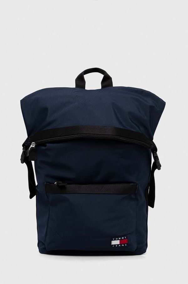 Tommy Jeans Ruksak Tommy Jeans za muškarce, boja: tamno plava, veliki, s tiskom, AM0AM11965