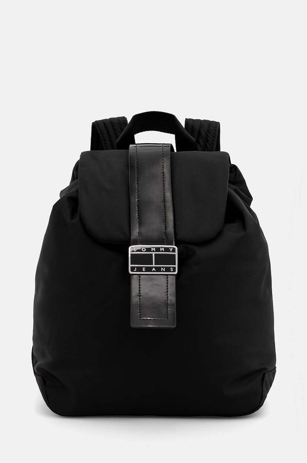 Tommy Jeans Ruksak Tommy Jeans za žene, boja: crna, veliki, bez uzorka, AW0AW16514