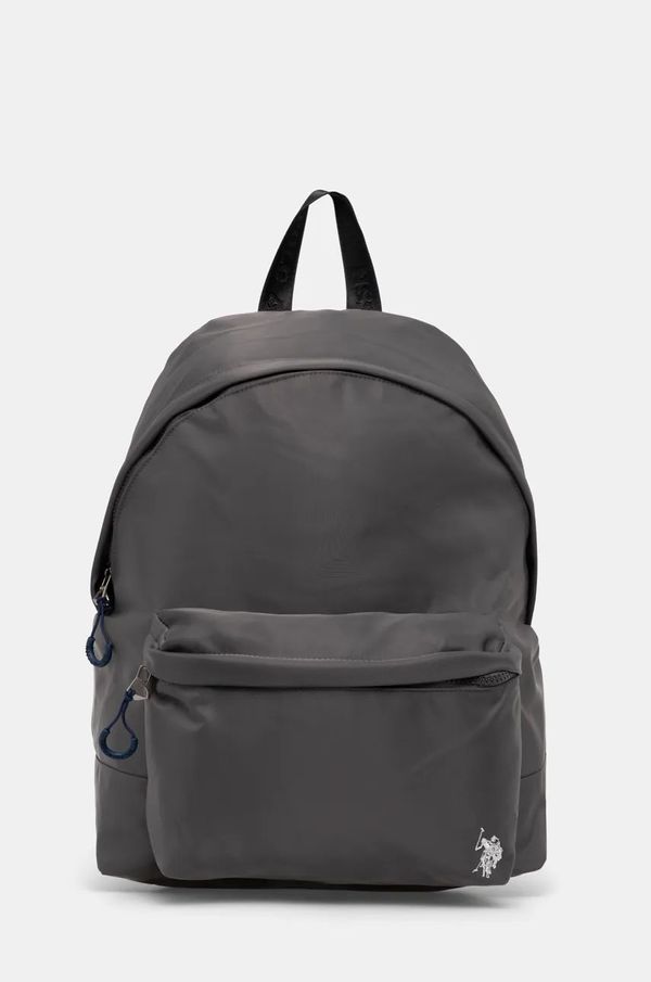 U.S. Polo Assn. Ruksak U.S. Polo Assn. Bigfork za muškarce, boja: siva, veliki, bez uzorka, BIUB55674MIA
