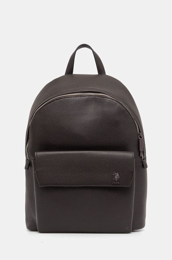 U.S. Polo Assn. Ruksak U.S. Polo Assn. Seattle za muškarce, boja: smeđa, veliki, bez uzorka, BEUS35746MVP