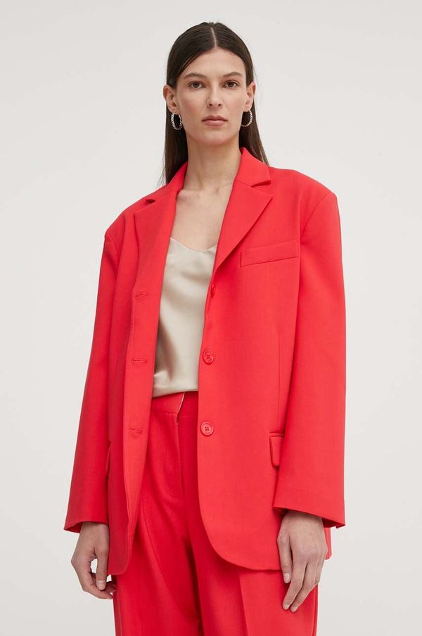 2NDDAY Sako 2NDDAY 2ND Harry - Attired Suiting boja: crvena, jednoredno zakopčavanje, bez uzorka, 2244115119