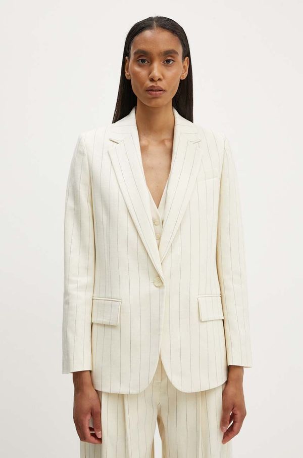 A.L.C. Sako A.L.C. Mavis III boja: bež, jednoredno zakopčavanje, s uzorkom, 1JAKT00861