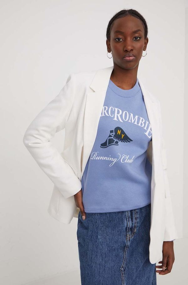 Abercrombie & Fitch Sako Abercrombie & Fitch boja: bež, jednoredno zakopčavanje, bez uzorka