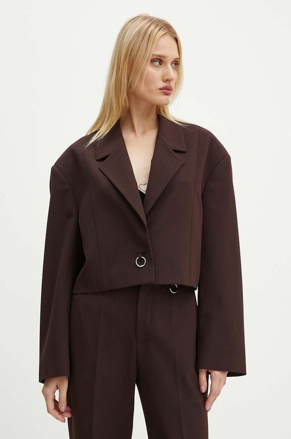 Aeron Sako AERON boja: smeđa, oversize, bez uzorka, PFBL079511