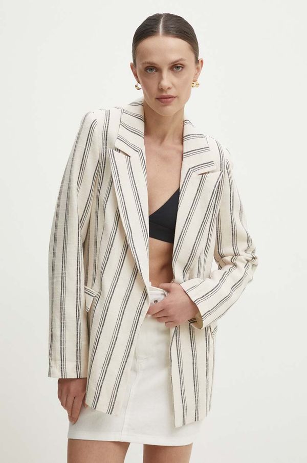 Answear Lab Sako Answear Lab boja: bež, bez zakopčavanja, s uzorkom