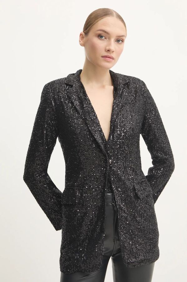 Answear Lab Sako Answear Lab boja: crna, jednoredno zakopčavanje