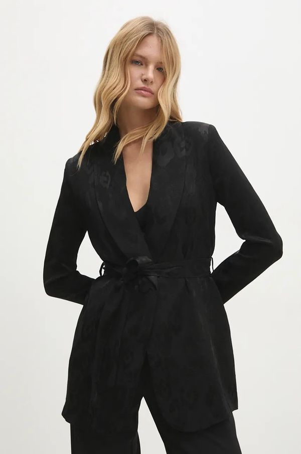 Answear Lab Sako Answear Lab boja: crna, jednoredno zakopčavanje, s uzorkom