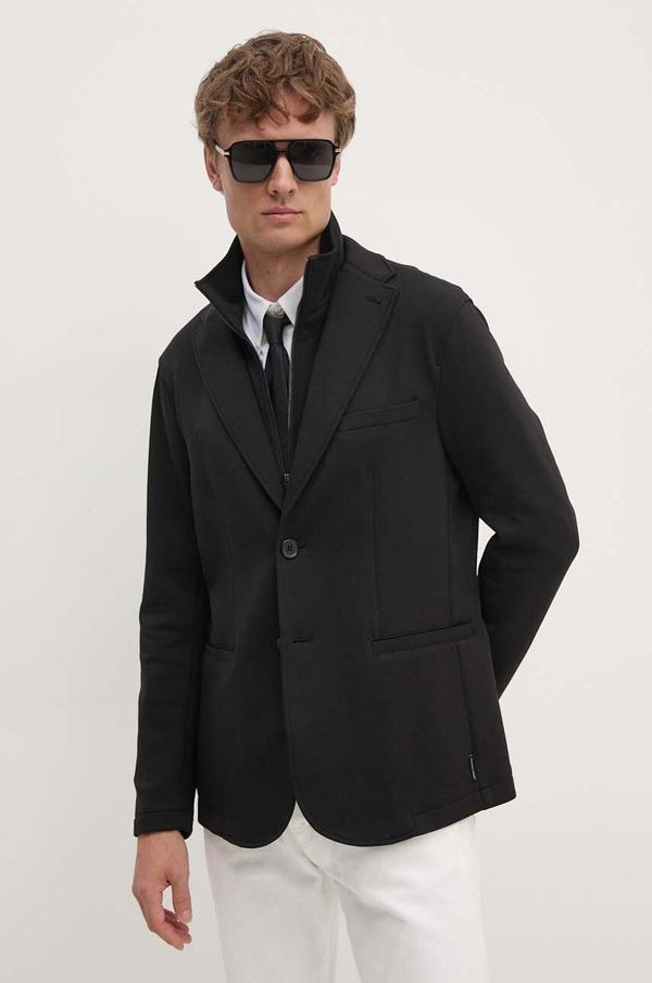 Armani Exchange Sako Armani Exchange za muškarce, boja: crna, 6DZGHF ZJZGZ