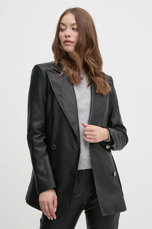 Artigli Sako Artigli boja: crna, dvoredno zakopčavanje, bez uzorka, ACGI000227