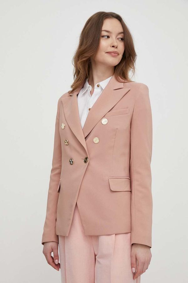 Artigli Sako Artigli boja: ružičasta, dvoredno zakopčavanje, bez uzorka