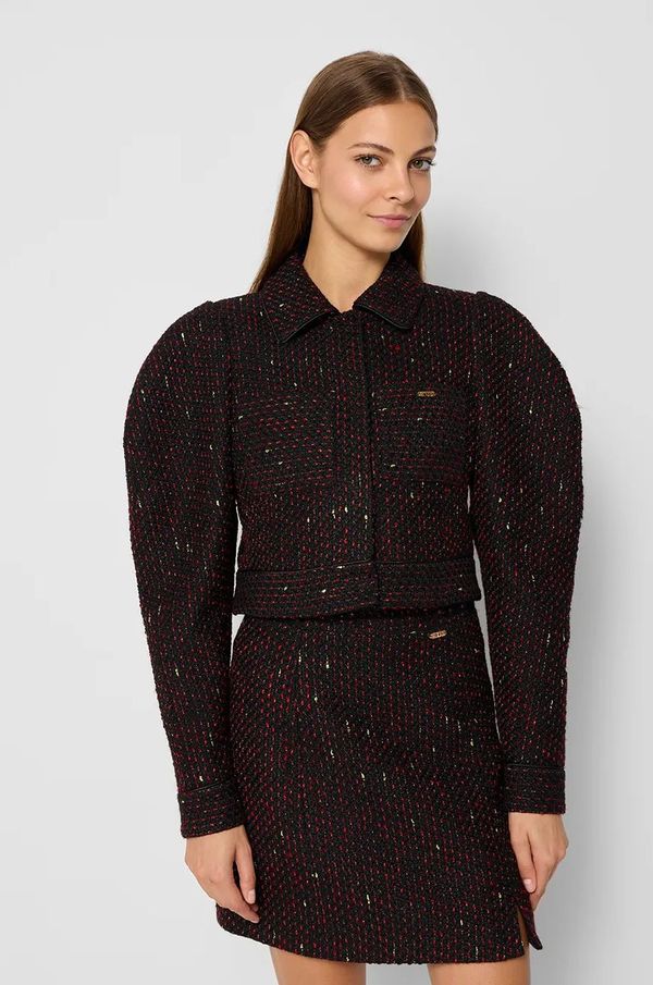 BIZUU Sako Bizuu LAURIE boja: crna, jednoredno zakopčavanje, MARYNARKA LAURIE_CZARNY_AW24