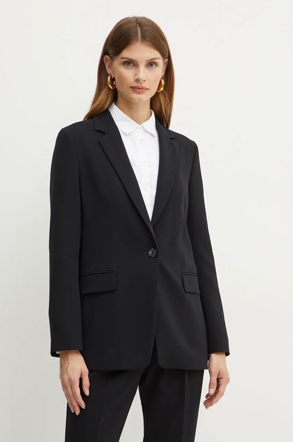 Boss Sako BOSS boja: crna, jednoredno zakopčavanje, bez uzorka