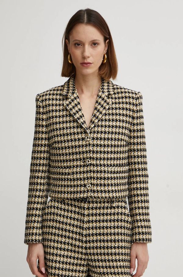 Boss Sako BOSS boja: crna, jednoredno zakopčavanje, s uzorkom, 50531492