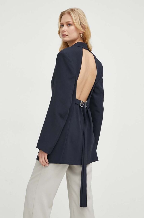 Boss Sako BOSS boja: tamno plava, jednoredno zakopčavanje, bez uzorka