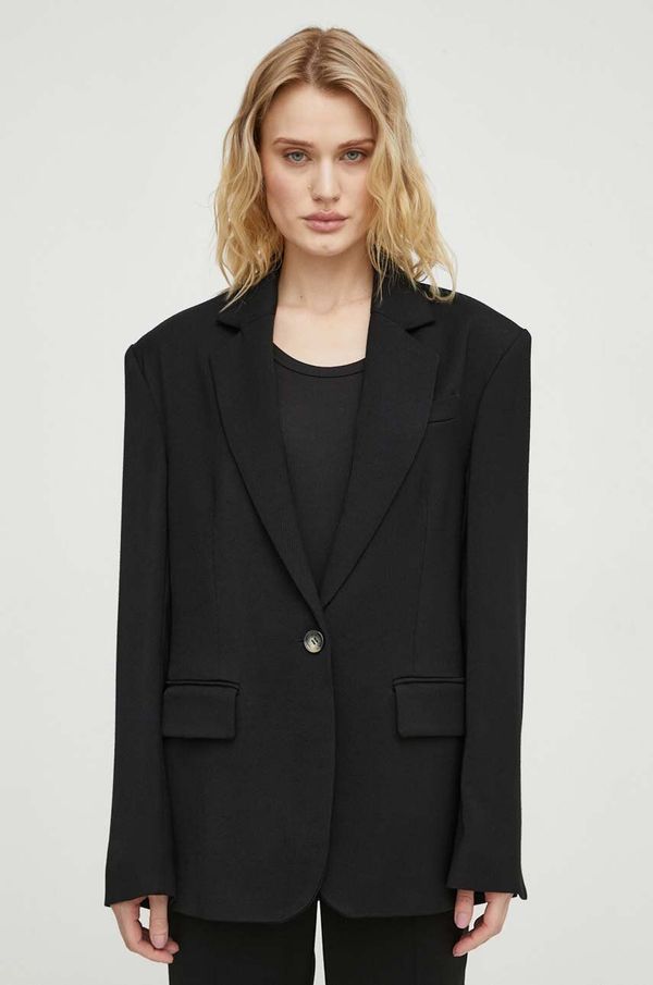 Day Birger et Mikkelsen Sako Day Birger et Mikkelsen boja: crna, jednoredno zakopčavanje, bez uzorka