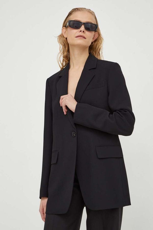 Day Birger et Mikkelsen Sako Day Birger et Mikkelsen boja: crna, jednoredno zakopčavanje, bez uzorka