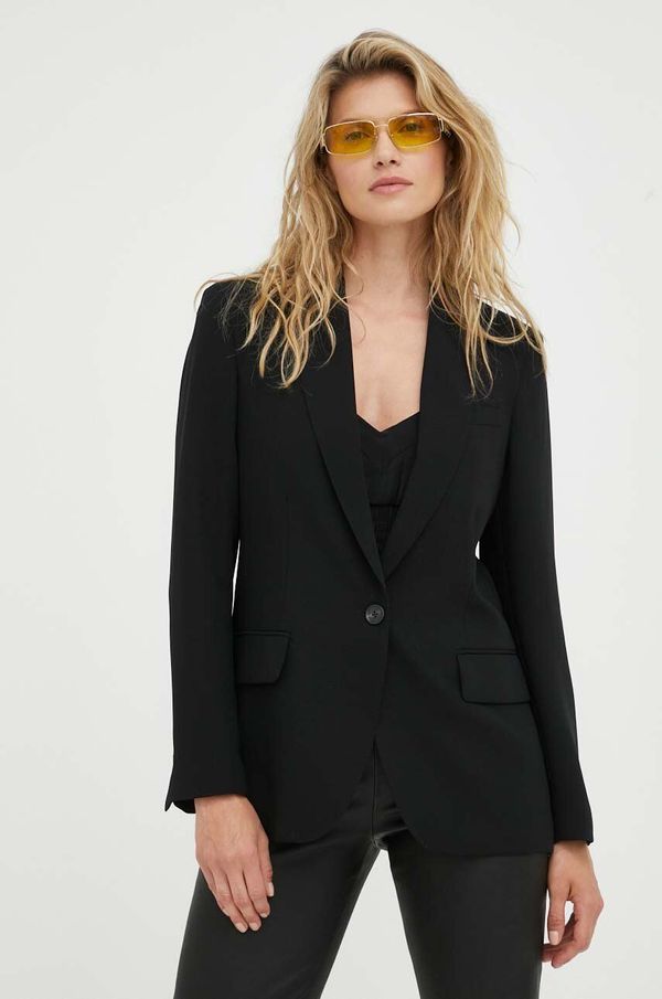 Day Birger et Mikkelsen Sako Day Birger et Mikkelsen boja: crna, jednoredno zakopčavanje, bez uzorka