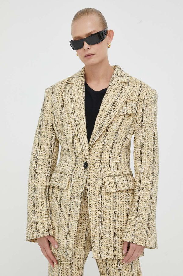 Day Birger et Mikkelsen Sako Day Birger et Mikkelsen boja: crna, jednoredno zakopčavanje, s uzorkom