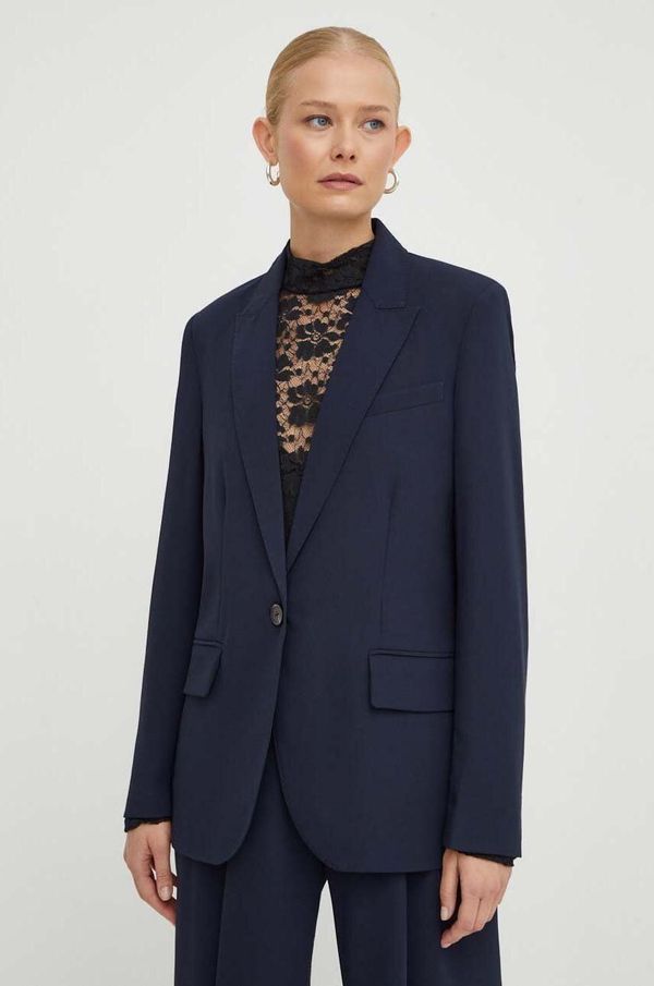 Day Birger et Mikkelsen Sako Day Birger et Mikkelsen boja: tamno plava, jednoredno zakopčavanje, bez uzorka