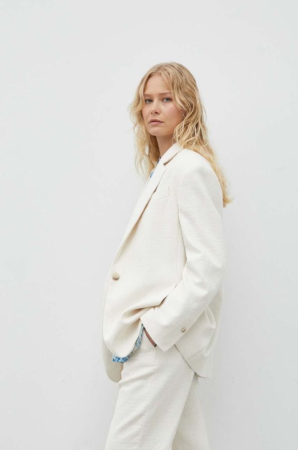 Day Birger et Mikkelsen Sako Day Birger et Mikkelsen Emile boja: bež, jednoredno zakopčavanje, bez uzorka