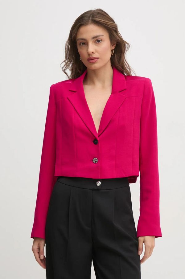 DKNY Sako Dkny boja: ružičasta, jednoredno zakopčavanje, bez uzorka, P4JCNZ05