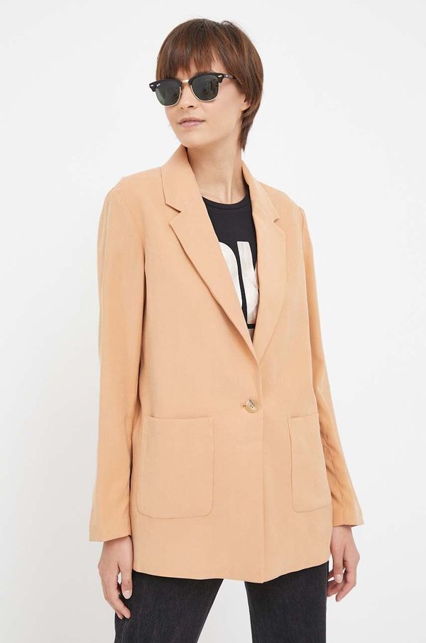 DKNY Sako Dkny boja: smeđa, jednoredno zakopčavanje, bez uzorka