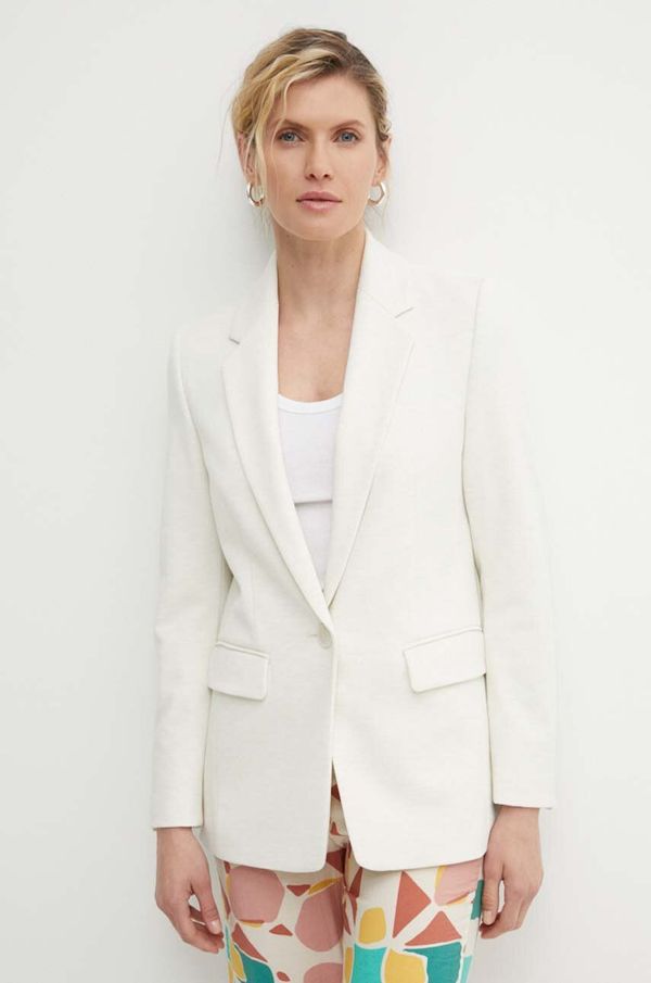 Drykorn Sako Drykorn ATLIN_2 boja: bež, jednoredno zakopčavanje, bez uzorka, 138334 82317