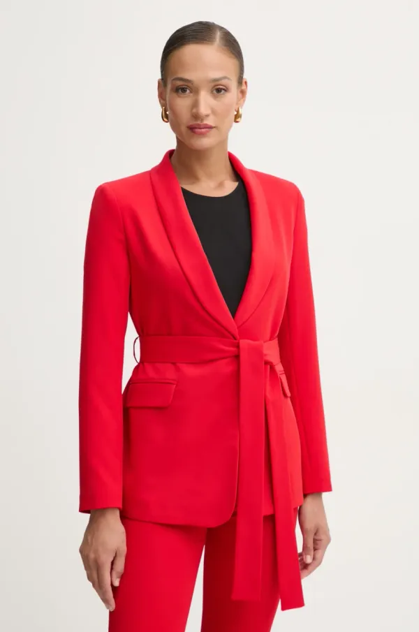 Fracomina Sako Fracomina boja: crvena, bez zakopčavanja, bez uzorka, FR25SJ3008W42901