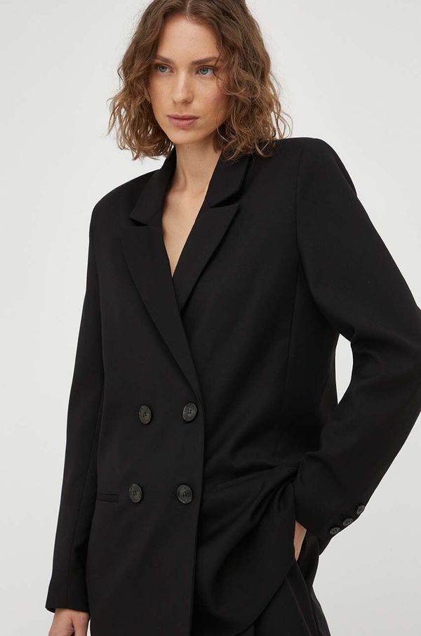 Gestuz Sako Gestuz boja: crna, dvoredno zakopčavanje, bez uzorka