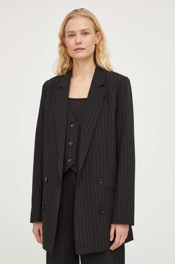 Gestuz Sako Gestuz boja: crna, dvoredno zakopčavanje, s uzorkom