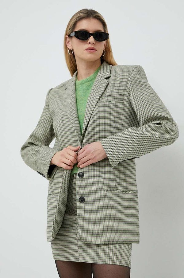 Gestuz Sako Gestuz boja: zelena, jednoredno zakopčavanje, s uzorkom