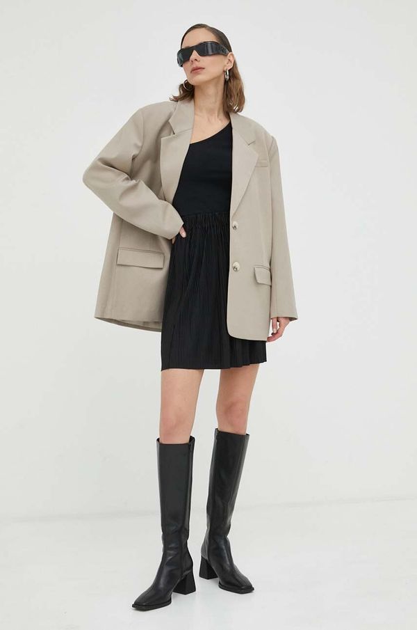 Gestuz Sako Gestuz Paula boja: bež, jednoredno zakopčavanje, bez uzorka, 10907014