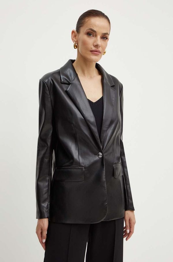 Guess Sako Guess LIA boja: crna, jednoredno zakopčavanje, bez uzorka, W4YN50 WF8P0