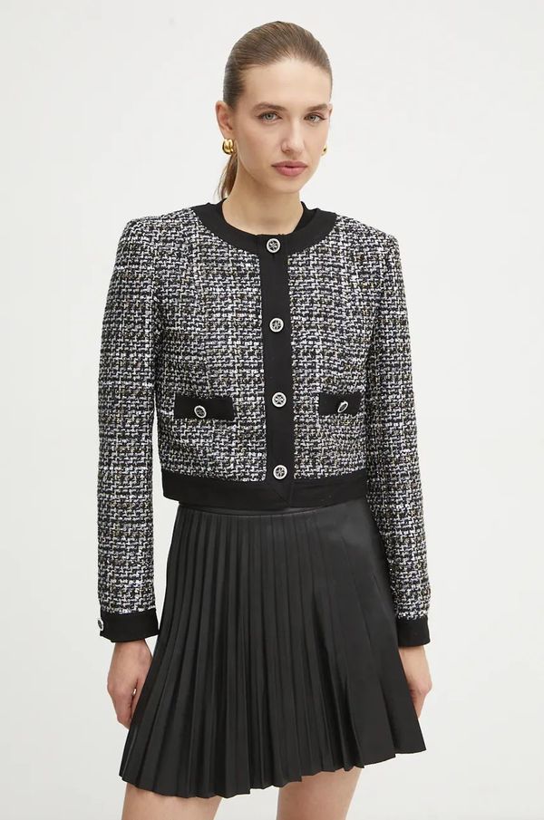 Guess Sako Guess YVONNE boja: crna, jednoredno zakopčavanje, s uzorkom, W4BN61 WGIL2