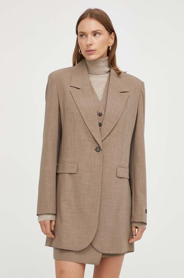 Herskind Sako Herskind boja: zelena, jednoredno zakopčavanje, bez uzorka