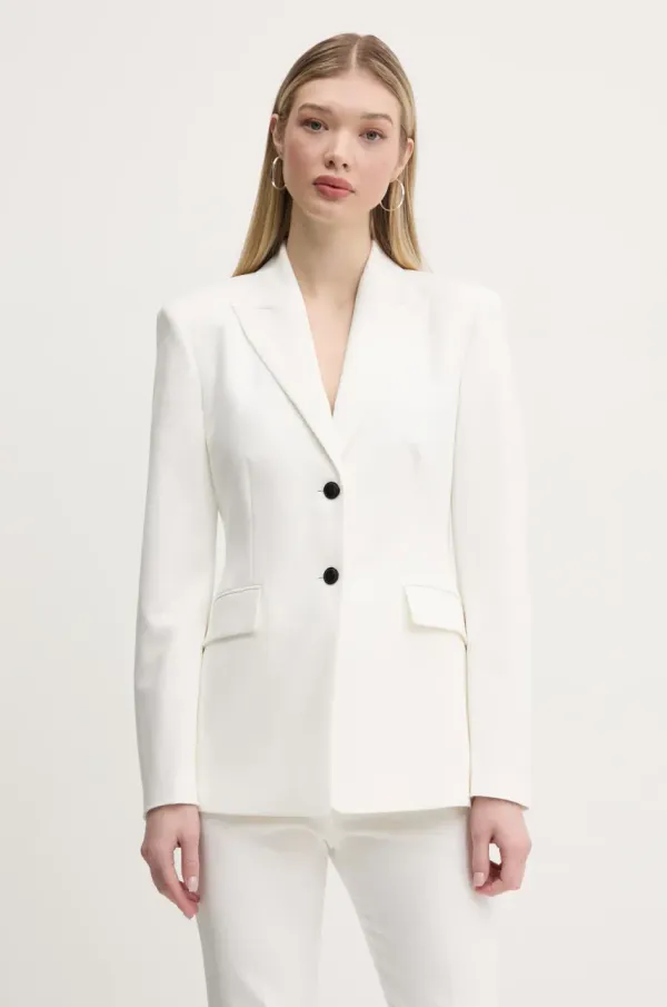 HUGO Sako HUGO boja: bijela, jednoredno zakopčavanje, bez uzorka, 50540787