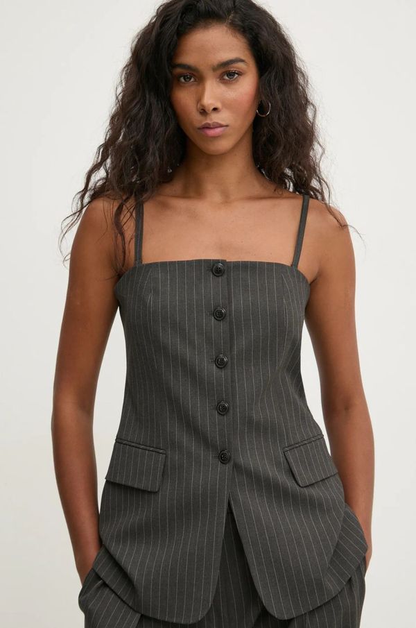 HUGO Sako HUGO boja: siva, dvoredno zakopčavanje, bez uzorka, 50530987