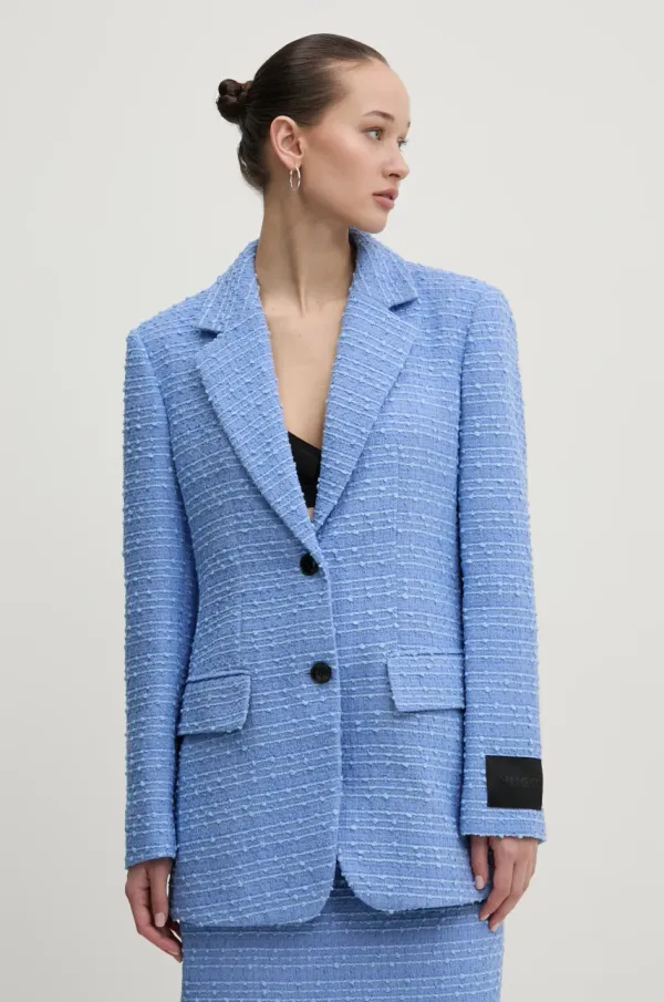 HUGO Sako HUGO jednoredno zakopčavanje, bez uzorka, 50534453