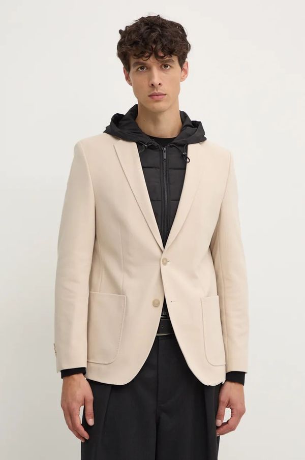 Karl Lagerfeld Sako Karl Lagerfeld za muškarce, boja: bež, 544035.155384