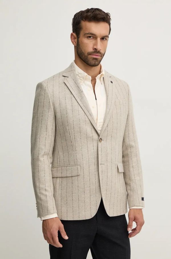 Karl Lagerfeld Sako Karl Lagerfeld za muškarce, boja: bež, 544037.155200