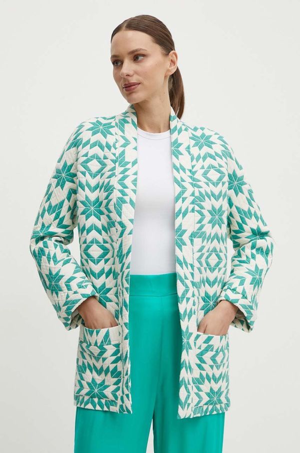 La Petite Française Sako La Petite Française VIDEO boja: zelena, bez zakopčavanja, s uzorkom